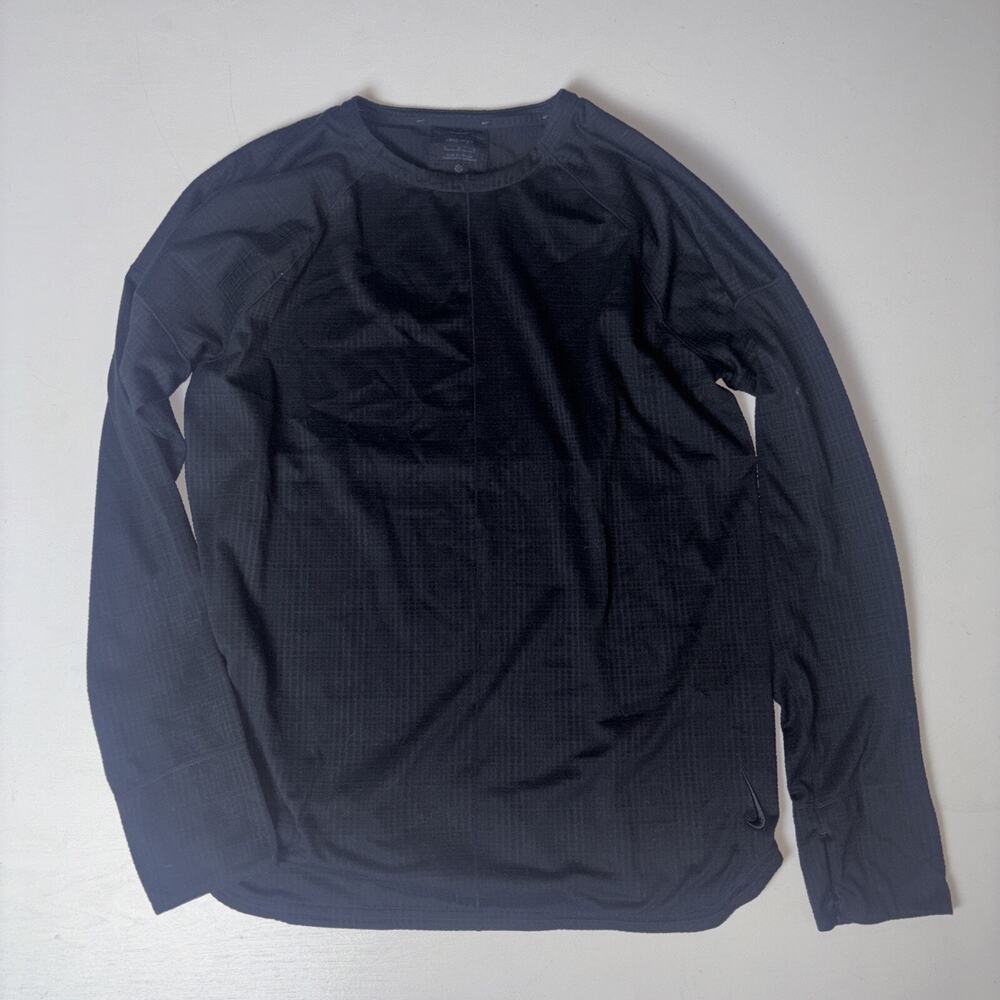 Yoga Nike Women’s Relax Black Longsleeve Top Sz L